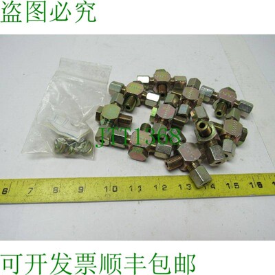 原装供应2353TH 6S-BSP-1/4 钢班卓琴三通公制连接器 MBST 12mm 6