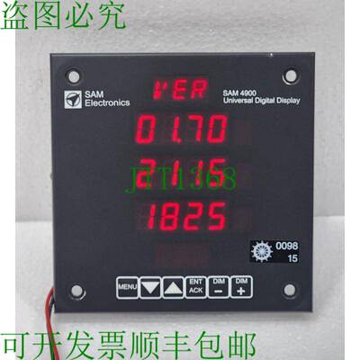 SAM ELECTRONICS UDD 4900 Universel Affichage Numérique P/N: