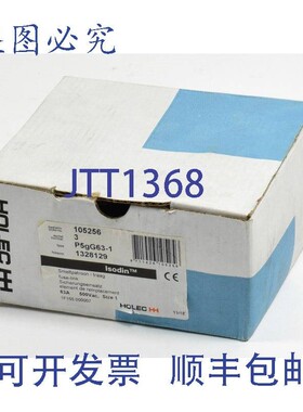 原装供应HOLEC HH 保险丝盒 63A Isodine,P5gG63-1,105256,132