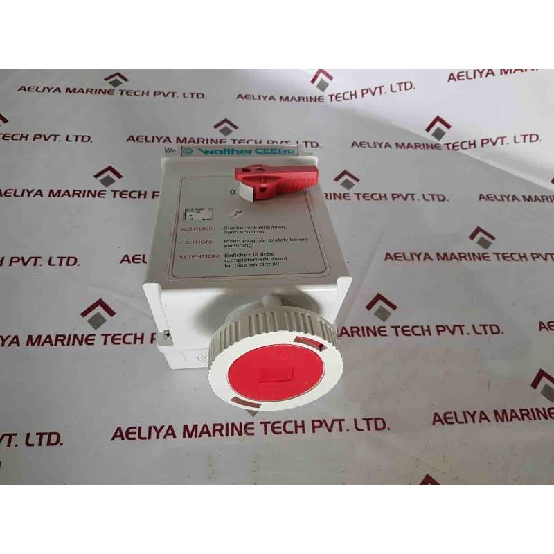 原装供应Walther 墙壁端口 ae 169 端口双锁 63a-6h 230/400v~