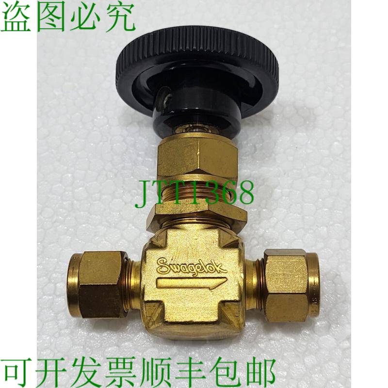 世伟洛克 B-1RS6 整体黄铜罩针阀 0.73Cv,1cm 079137001