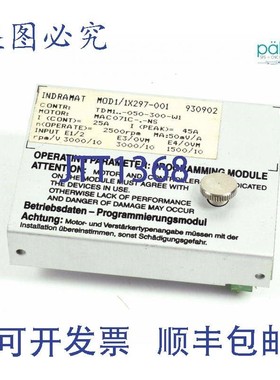 原装供应Indrt 编程模块,MOD1/1X297-001,控制器:TDM1..-050