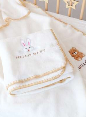 TGTG婴儿盖毯宝宝春秋毛毯儿童安抚毯新生儿出门放风推车盖巾