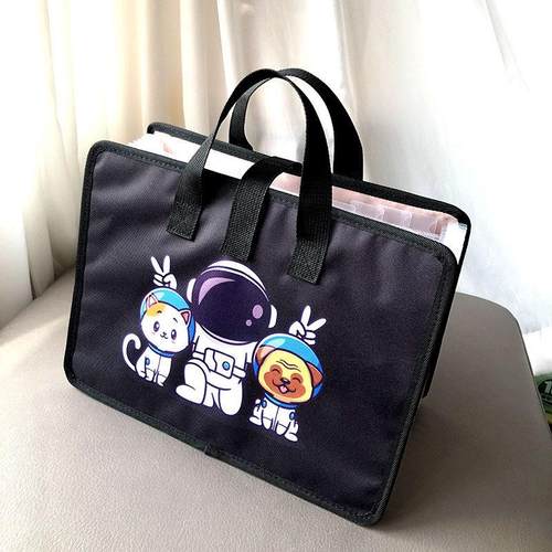 学生用手提a4装试卷收纳文件夹高中生试卷分类插页整理文件风琴包