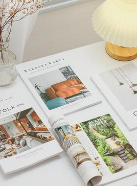 网红ins样板房客厅简约装饰书家居摆件彷真小清晰摄影拍照道具书