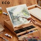 ECO专业彩铅油画棒马克笔抽屉收纳盒桌面画架台式 美术生专用折叠