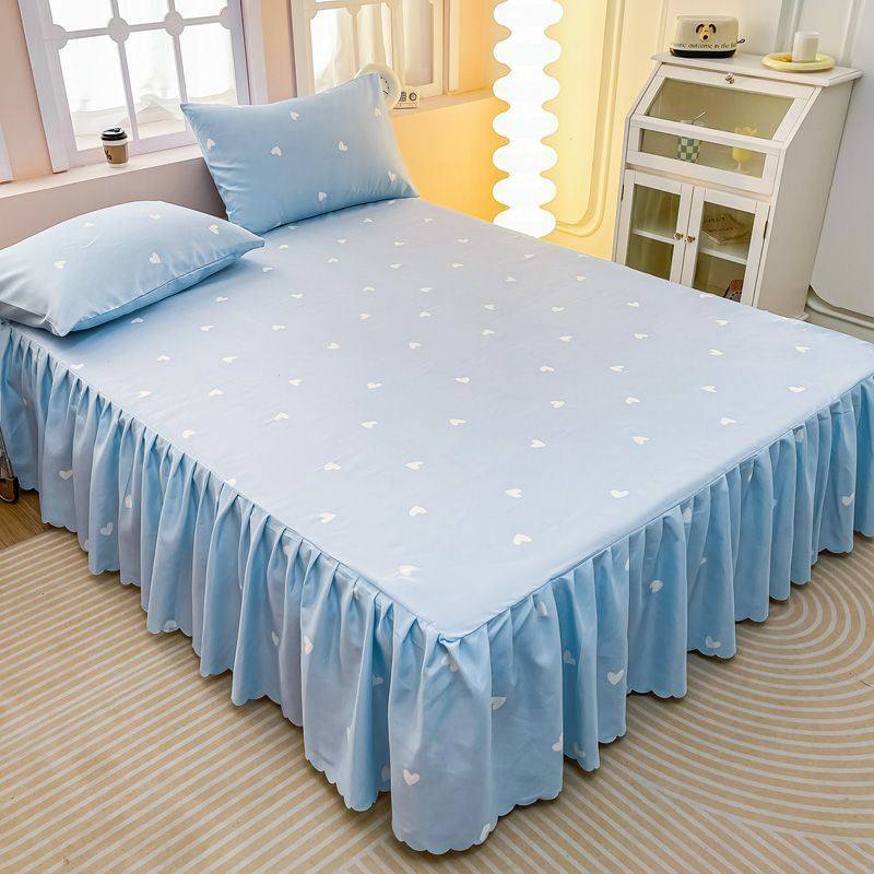 磨毛床裙单件韩版席梦思床保护套防滑床笠床单席梦思床罩三件套,床上用品,床裙,淘宝优惠券,粉丝福利购,淘宝优惠卷