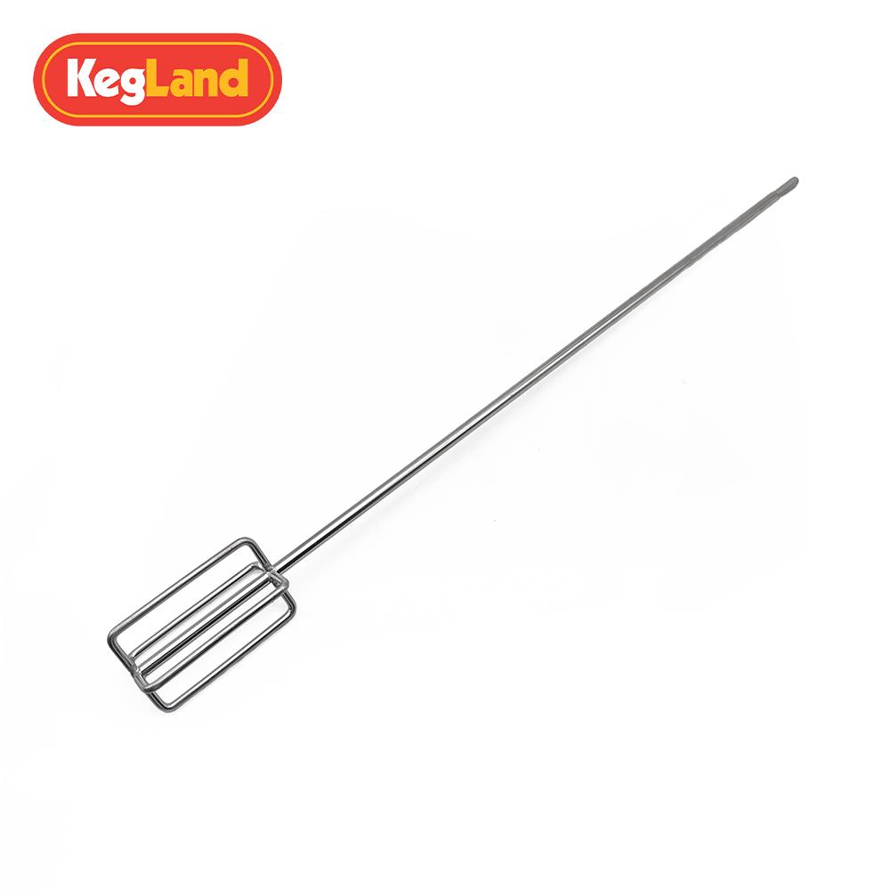 精酿不锈钢重型搅拌杆1/4英寸六角可配电钻机头啤酒麦芽汁KegLand
