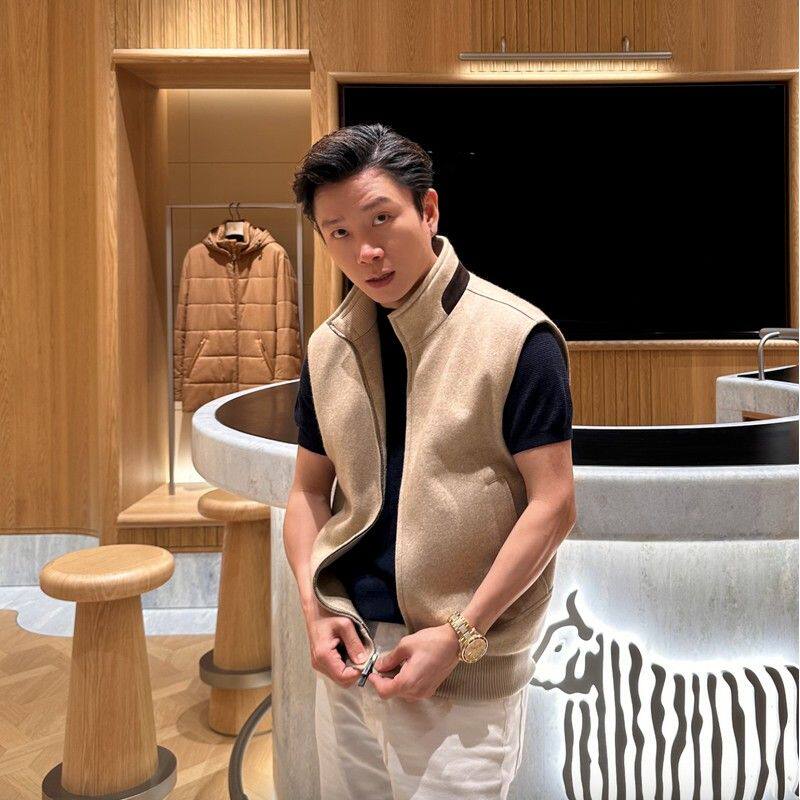 老钱风商务马甲休闲百搭美拉德色系内搭马甲外套男士
