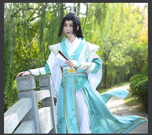 沈清秋COS服古装仙气飘飘修仙衣服书生儒雅随和COSPLAY套装扇子