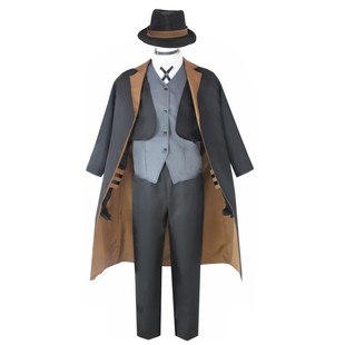 太宰治中原套装中也文豪野犬cosplay服装假发帽子套装太宰治cos服