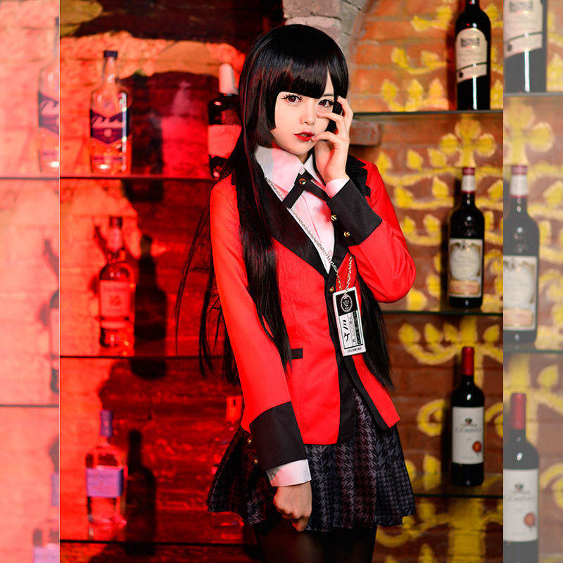 狂赌之渊cos服蛇喰梦子cosplay服黄泉月露娜桃喰绮罗莉卡牌性感女