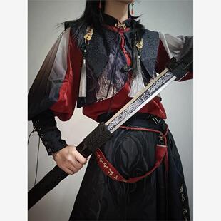 明月夜惊鸿原创改良汉服女装汉元素武侠风古装新中式国风cos服