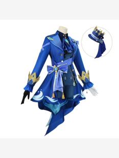 洛斯枫丹水神动漫游戏芒荒黑芙宁娜cosplay服装女装芙宁娜cos服ss
