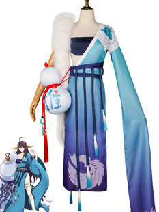 涂山容容 二小姐 Cosplay服装全套送耳朵狐妖小红娘cos