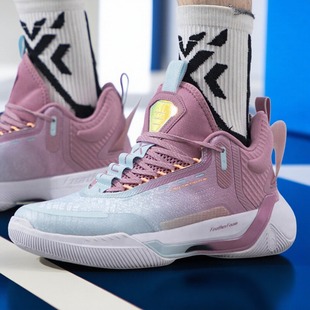 特步游云6高帮篮球鞋男鞋耐磨实战训练运动鞋子春季新款减震球鞋