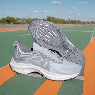 动力巢男鞋 轻便透气休闲鞋 春季 新款 网面运动鞋 特步腾跃2.0跑步鞋