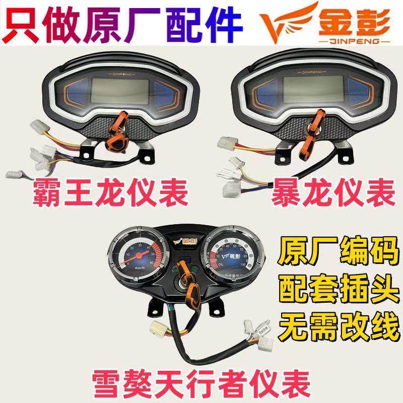 江苏金彭电动三轮车原厂专用仪表通用48V60V72V液晶仪表8线9孔