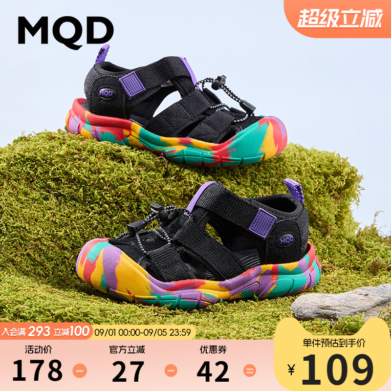 MQD马骑顿时尚包头防滑防撞凉鞋图片
