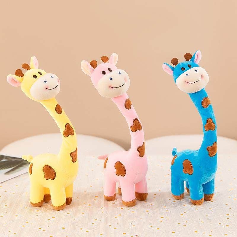 可爱的长颈鹿娃娃梅花鹿毛绒玩具小鹿娃娃安抚枕头娃娃生日礼物,玩具/童车/益智/积木/模型,毛绒/玩偶/公仔/布艺类玩具,淘宝优惠券,粉丝福利购,淘宝优惠卷