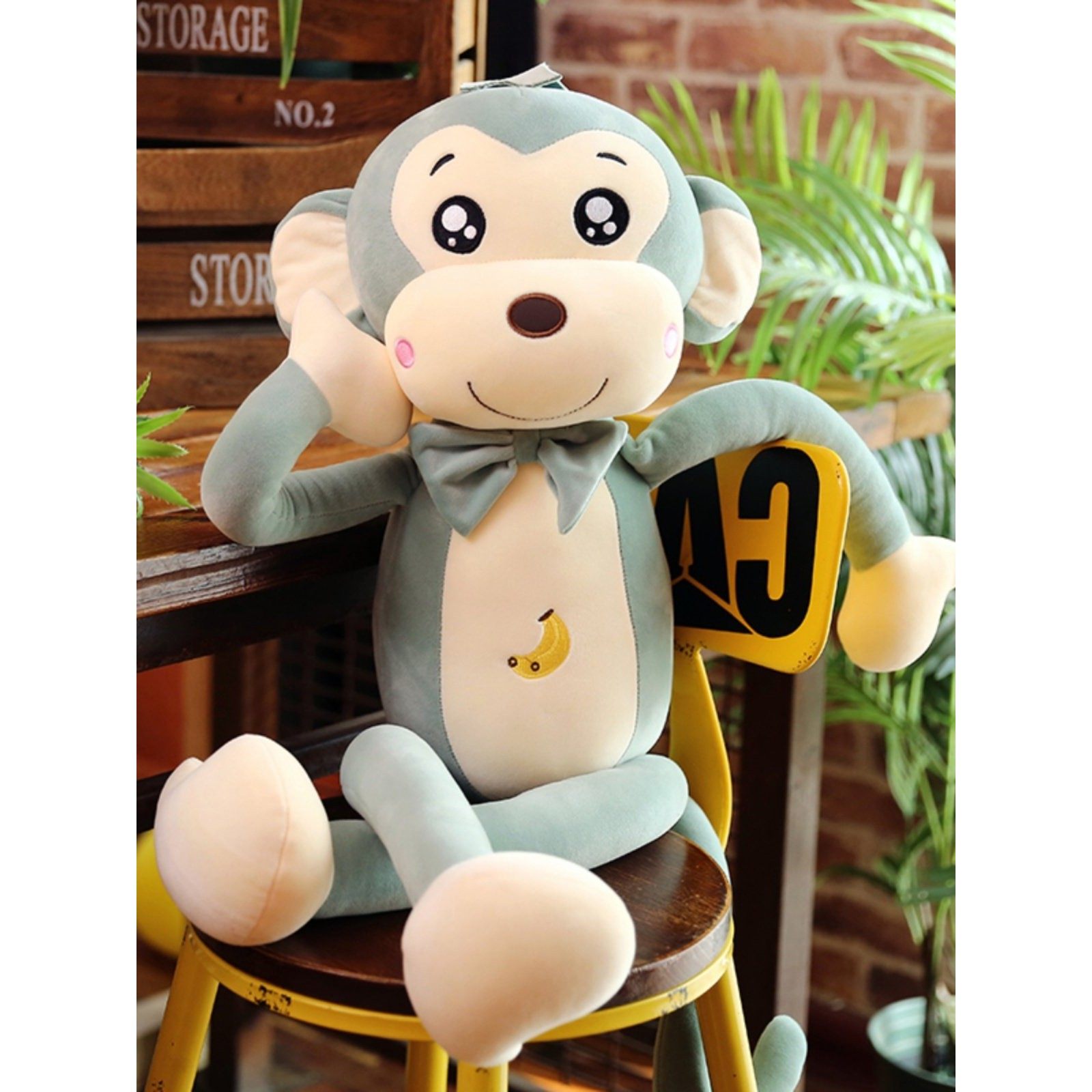 可爱长臂猴公仔小猴子毛绒玩具布娃娃长腿抱枕玩偶送儿童生日礼物,玩具/童车/益智/积木/模型,毛绒/玩偶/公仔/布艺类玩具,淘宝优惠券,粉丝福利购,淘宝优惠卷
