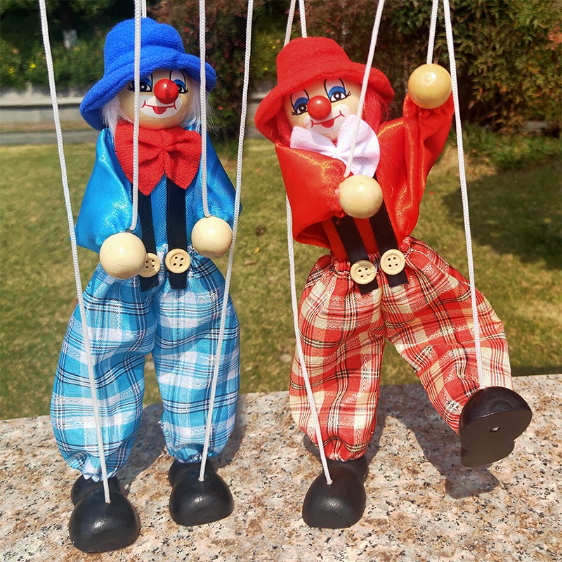 提线木偶拉线傀儡木娃娃纯手工木偶人娃娃匹诺曹戏剧提线木偶玩具