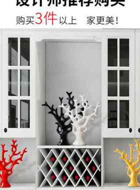 简约发财树小摆件招财欧式轻奢陶瓷工艺家居客厅电视柜酒柜装饰品