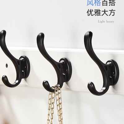 进门衣柜衣服门后挂钩壁挂墙壁衣帽钩入户门挂衣钩玄关免打孔排钩