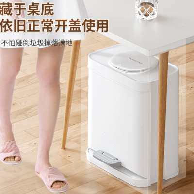 佳帮手脚踏垃圾桶家用脚踩式厨房大容量厕所卫生间带盖厨余收纳筒使用感如何?