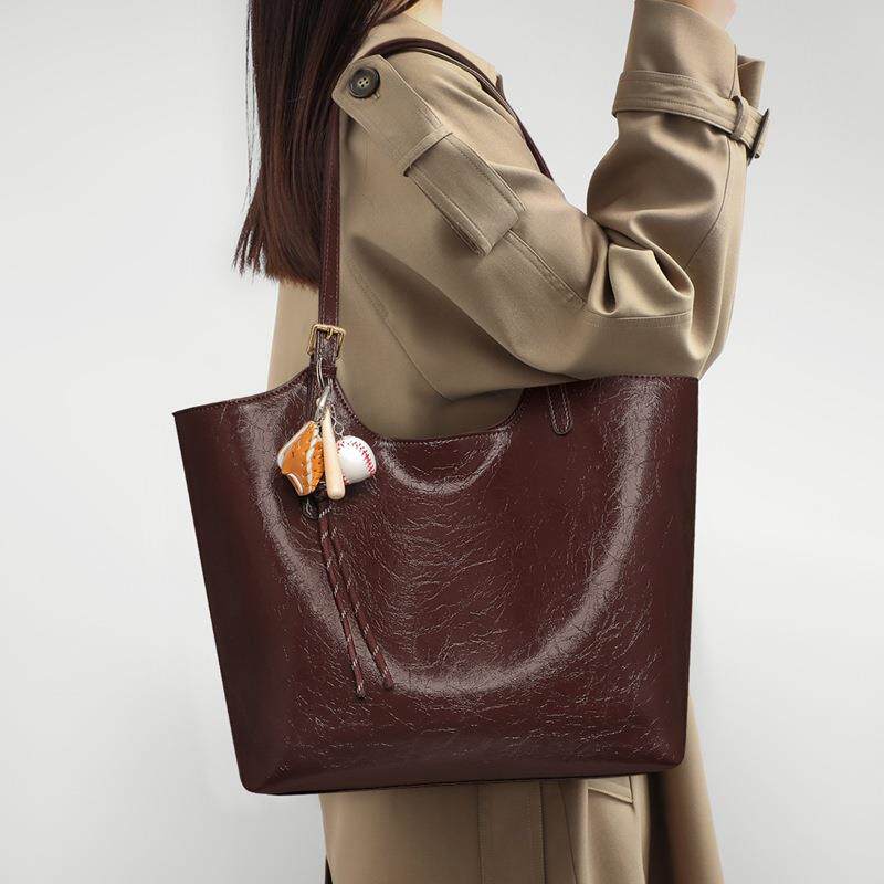 包包女式2025新款女包秋冬托特腋下包复古大容量通勤单肩包