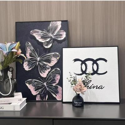 铝合金客厅沙发画直播背景摆画