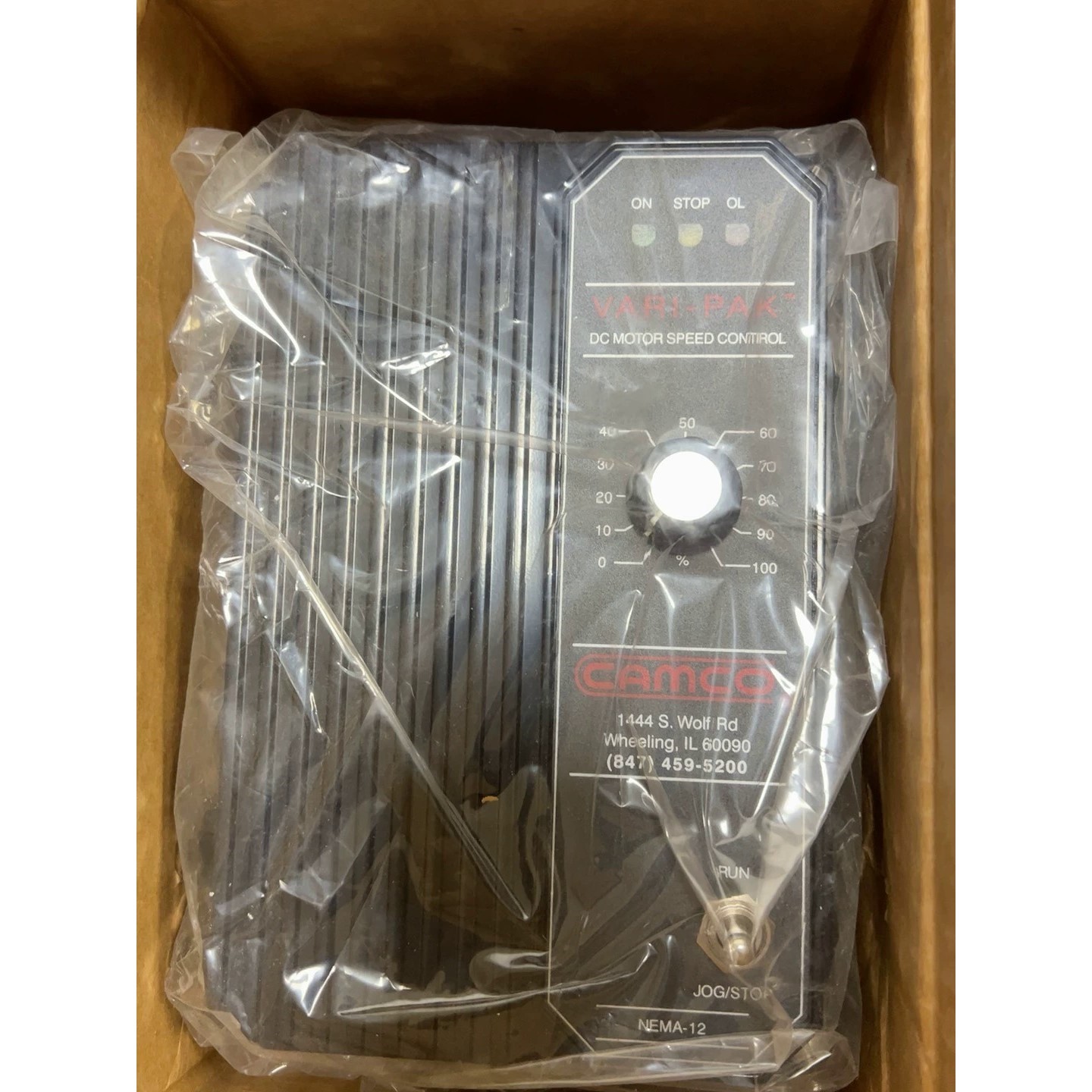 美国CAMCO调速器VARI-PAK NEMA-12 全新拍前议价