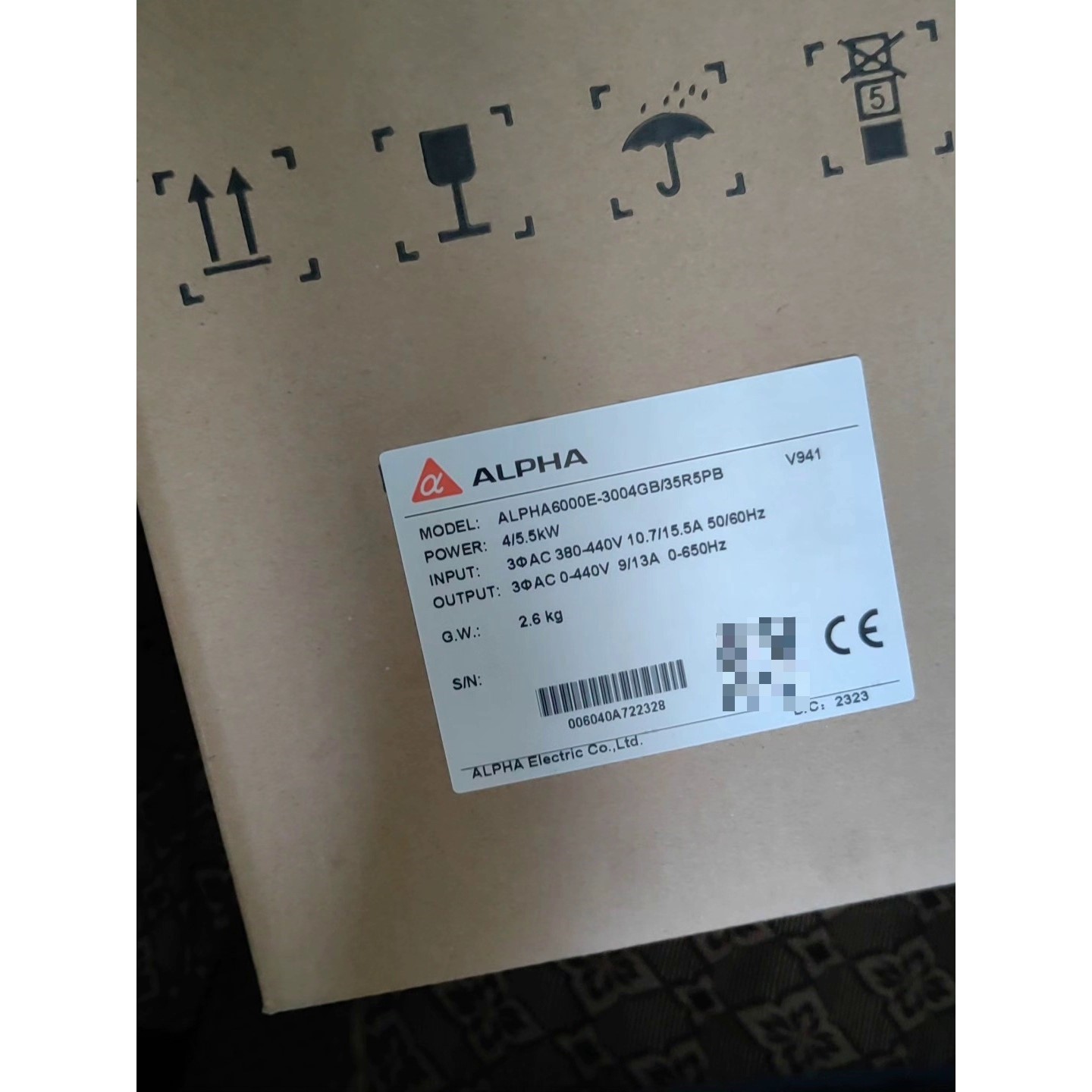 全新阿尔法变频器ALPHA6000E-3004GB/35R5PB 全新原装 拍前询价