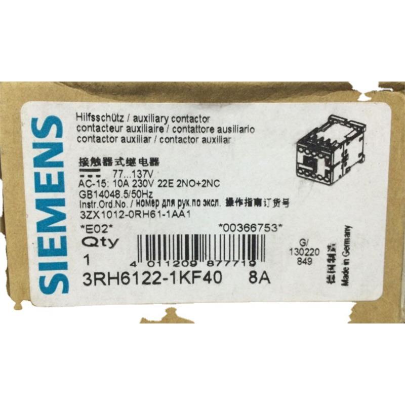 3RH6122-1KF40   8A    DC77-137V拍前议价