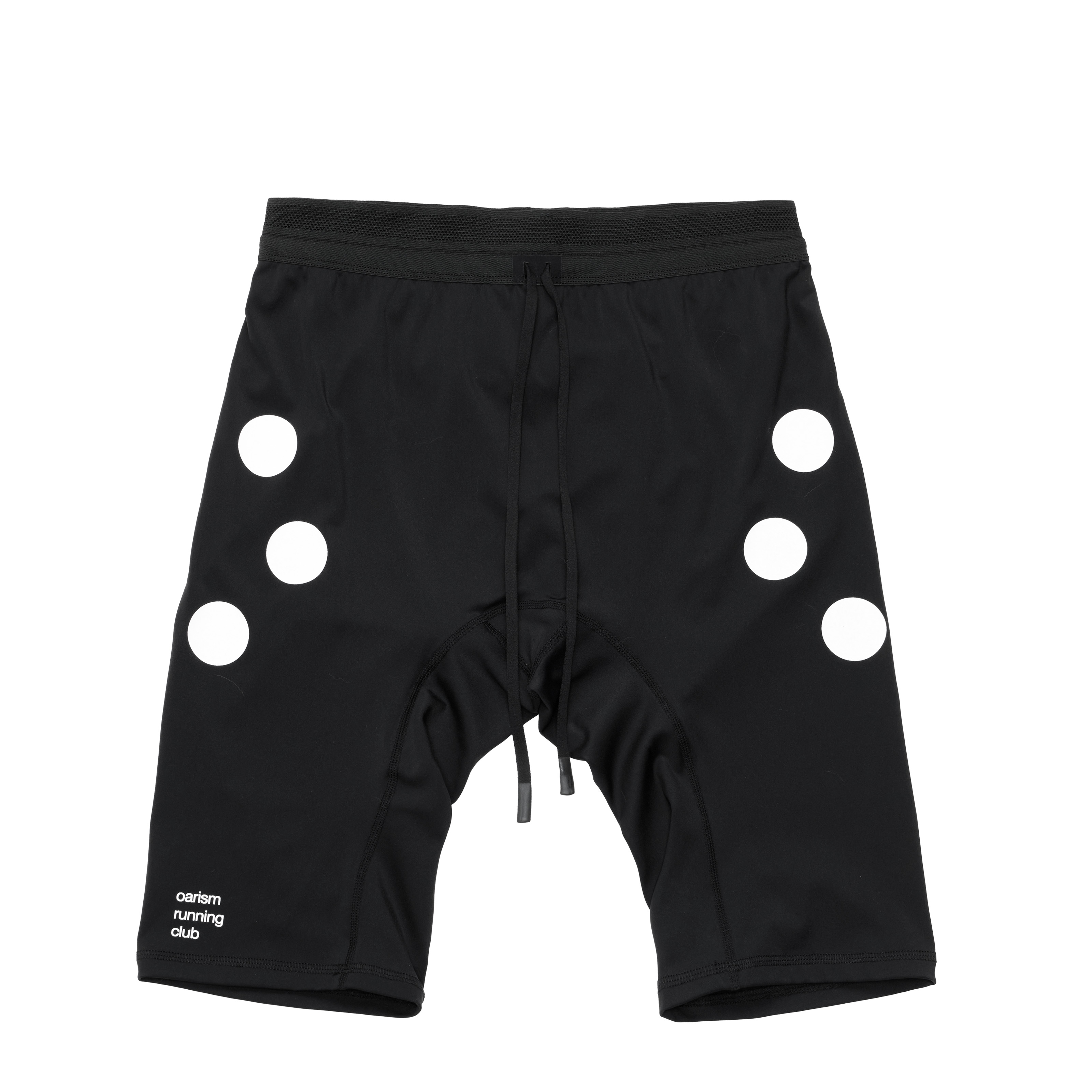 oarism波点半弹跑步短裤