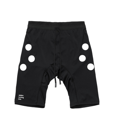 oarism波点半弹跑步短裤