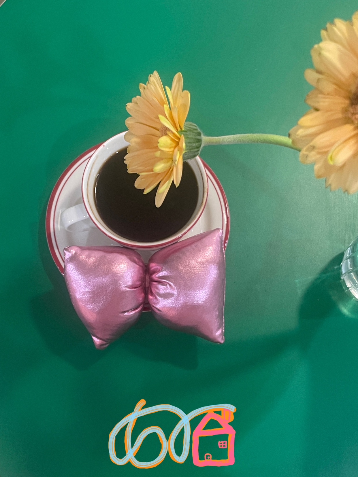 大号显头小蝴蝶结饰品粉色