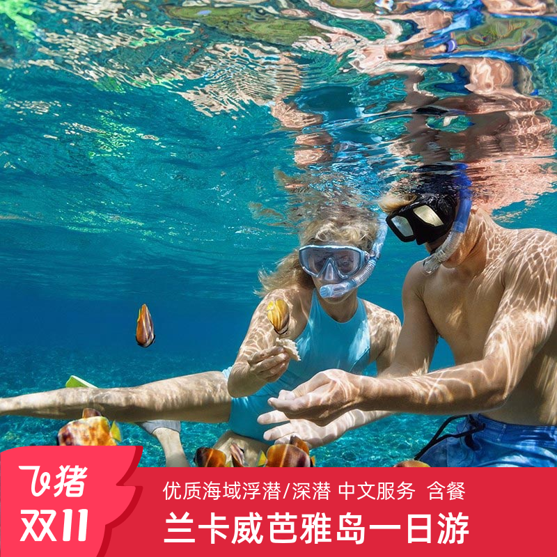 寰亚假期 兰卡威芭雅岛浮潜深潜一日游 芭雅岛出海游玩含餐接送