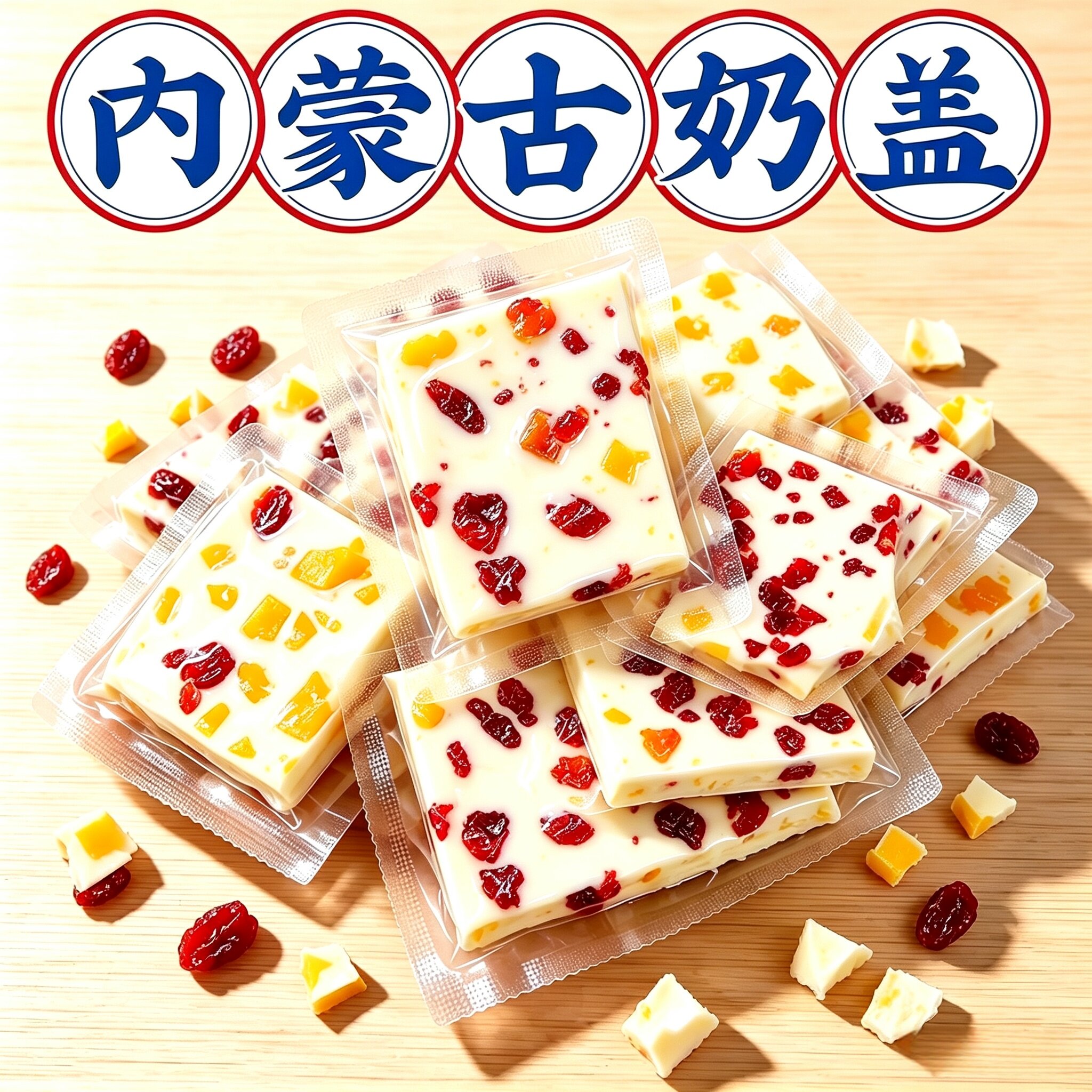 正宗内蒙古特产千层夹心奶盖手工草莓果干奶香奶皮子休闲小零食