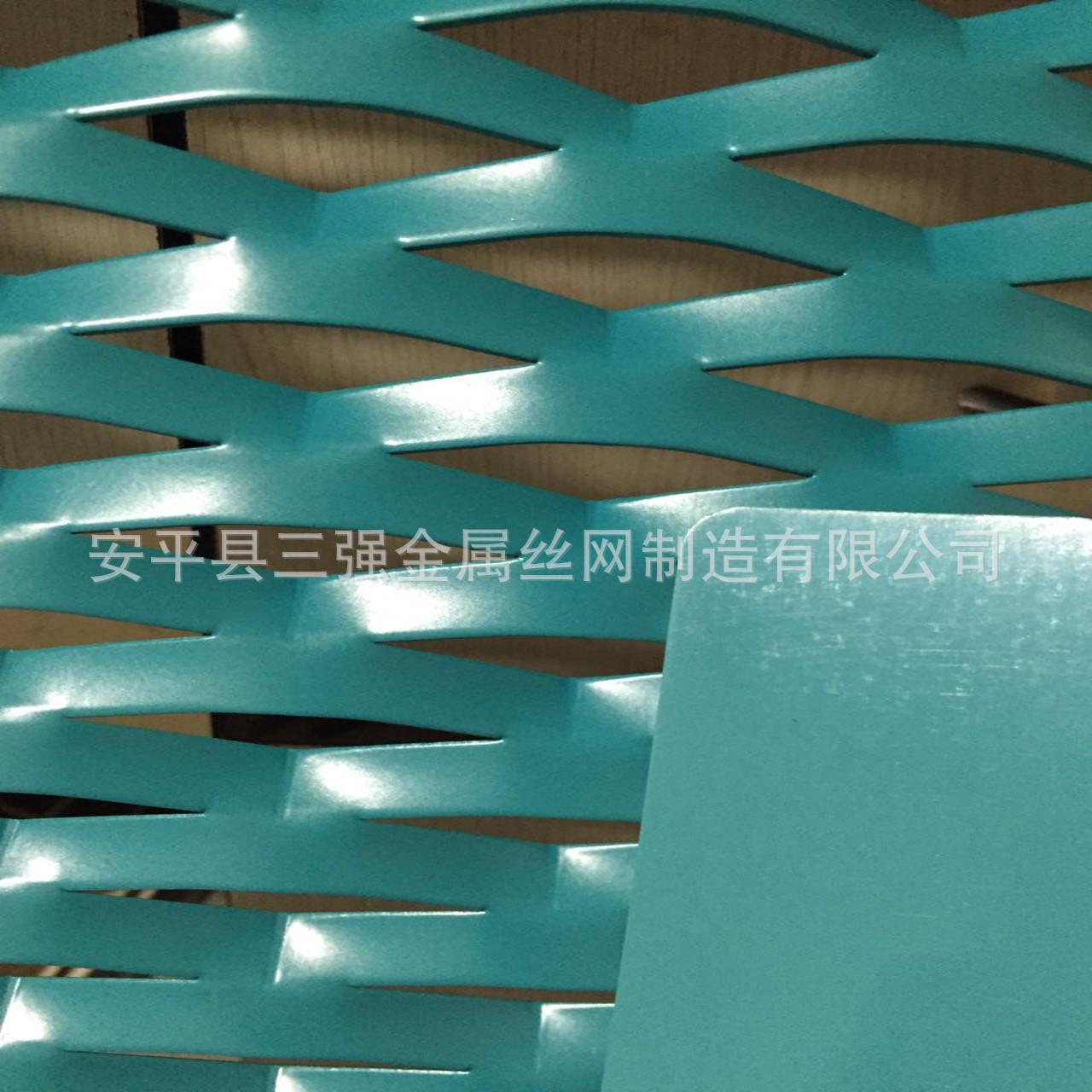 6061-T6铝合金材质度钢板网/高硬度高空防护/防坠物金属板