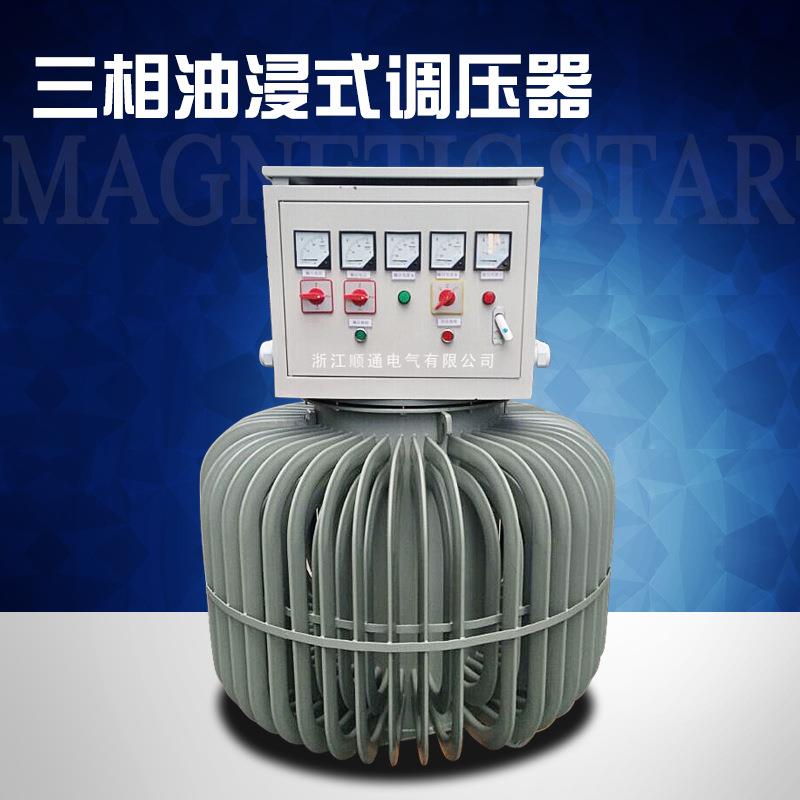 三相油浸式稳压器TNSJA-100KVA隧道施工配套用升压器远距离增压器