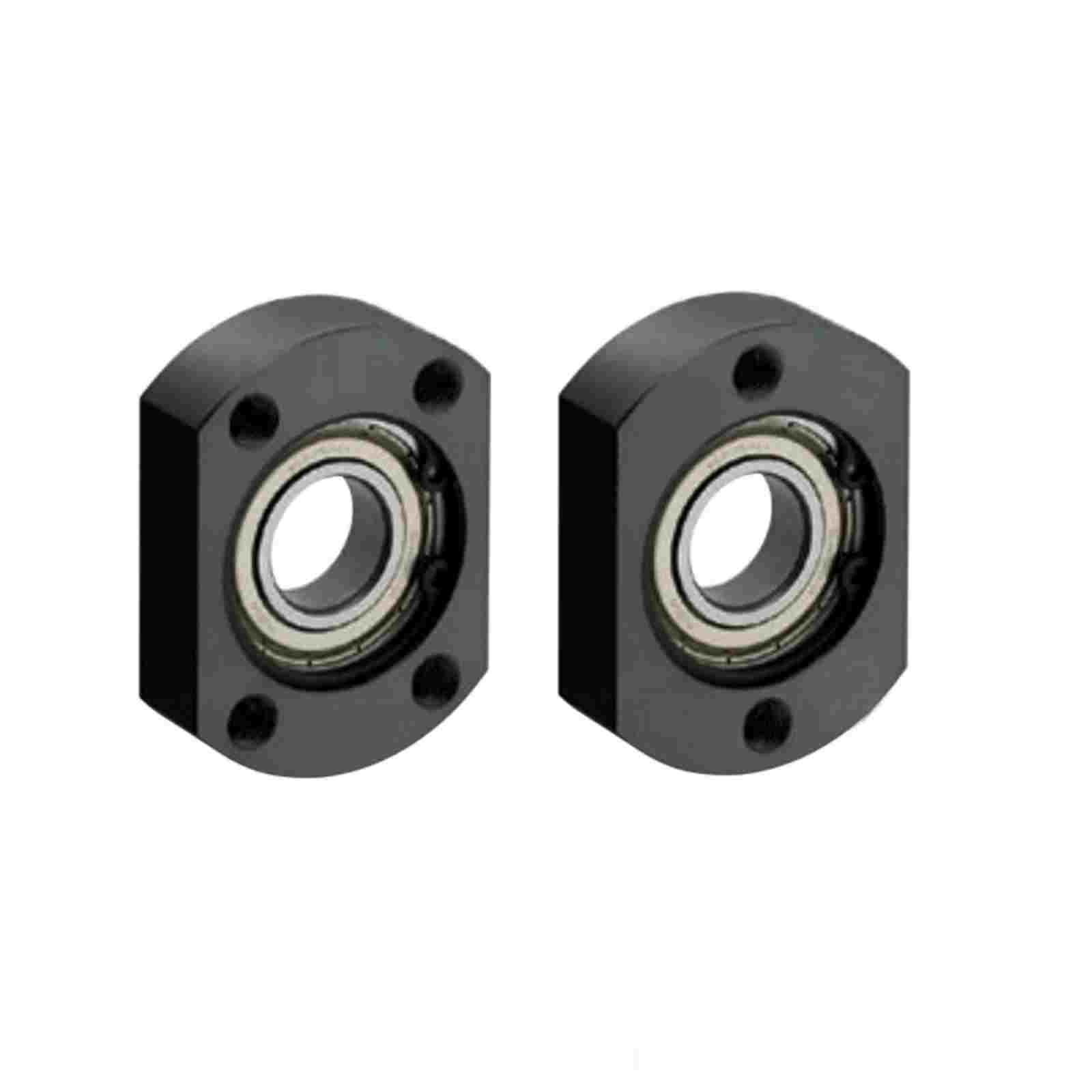 轴承座固定座微型法兰带座轴承支座BFC01 11-6006 6206 6007 6008