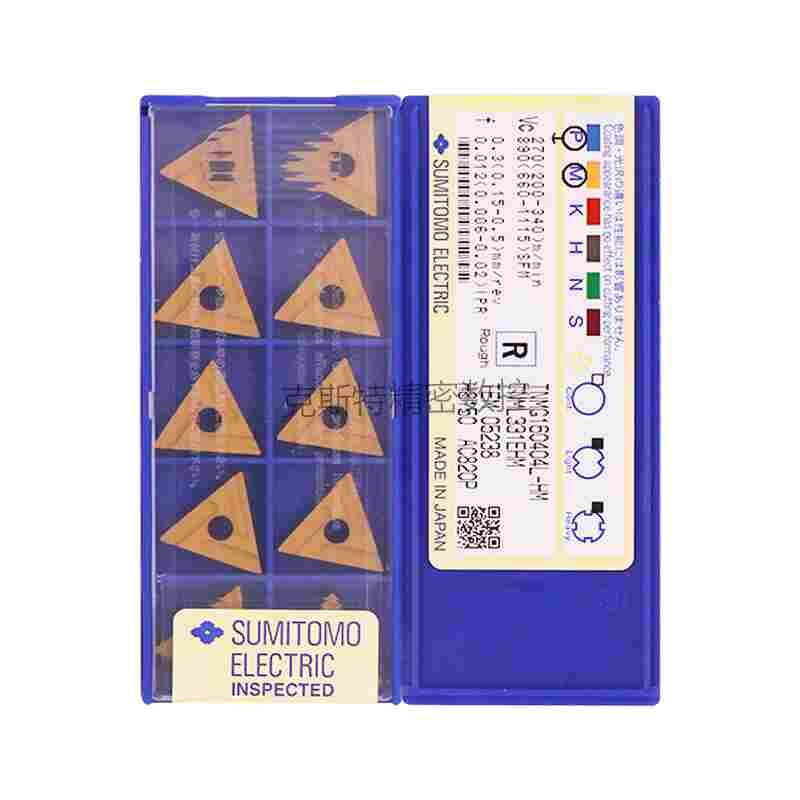 日本住友数控刀片 TNMG160404L-HM AC820P AC830P AC810P