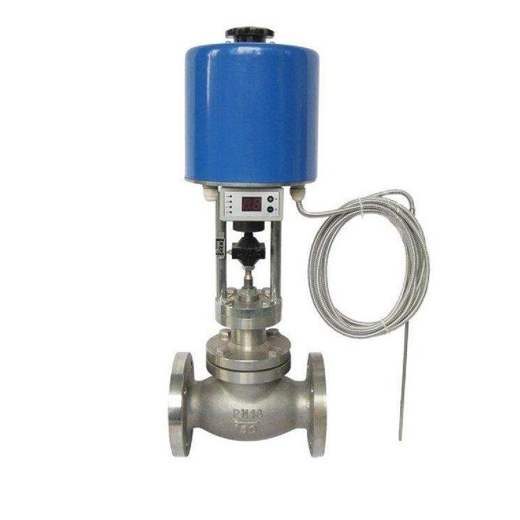 不锈钢调节阀 ZZWPE-16P 电动自力式温度调节阀DN20 25 32 40 50