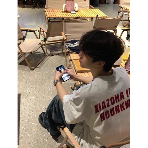 重磅纯棉设计感小众短袖t恤男夏季新款宽松美式复古高街潮牌上衣