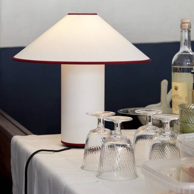 北欧丹麦冷淡风极简帽子台灯氛围灯书房客厅卧室创意设计师装饰灯