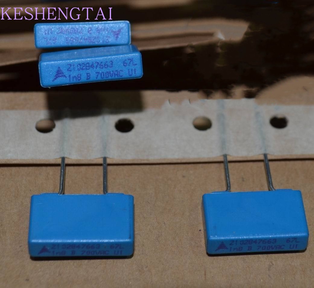 EPCOS 西门子薄膜电容67L 700VAC 1n8 182 1.8nf 1800PF 定型10MM