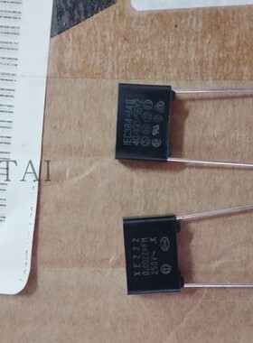 日本OKAYA岗谷 安规薄膜电容器 Y2  250V2200PF 0.0022uf  15mm