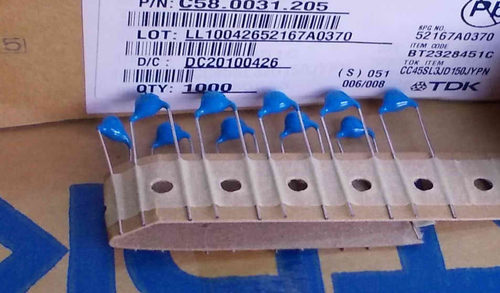 CC45SL3JD150JYPN 瓷片电容器 6kv15pF  5%  7.5 mm原装日本TDK