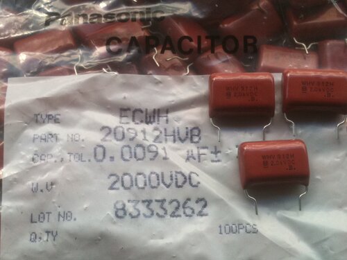 ECWH20912HVB 2000V9100pF  3% 日本原装松下Panasonic 薄膜电容